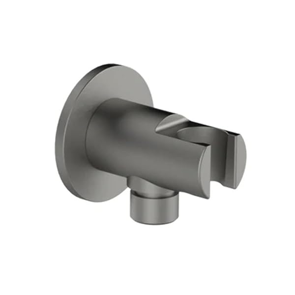 DianHydro - SUPPORTO SNODATO MINIMAL CON PRESA ACQUA - Cromo G 1/2 x G 1/2