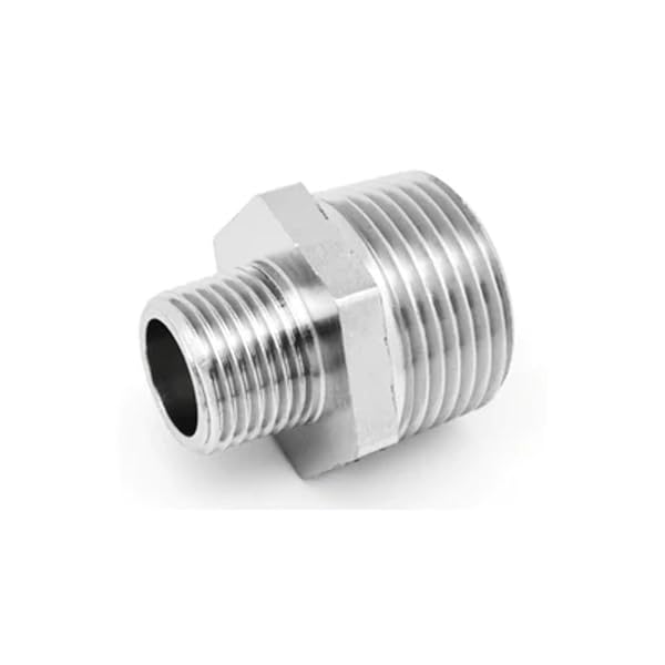 Dianhydro Nipples Ridotto Maschio Maschio MM in Ottone Cromo IBP 1/2" x 3/8" CONF