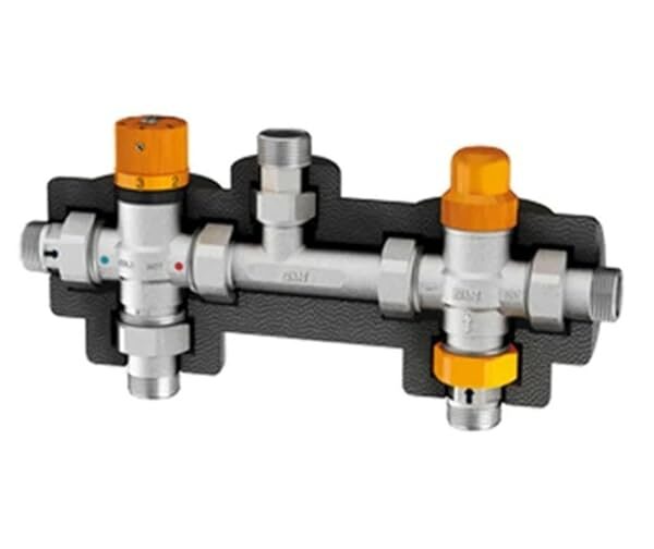 Far GRUPPO PER IMPIANTO SOLARE CON INTEGRAZIONE TERMICA E DEVIATORE - 3/4"