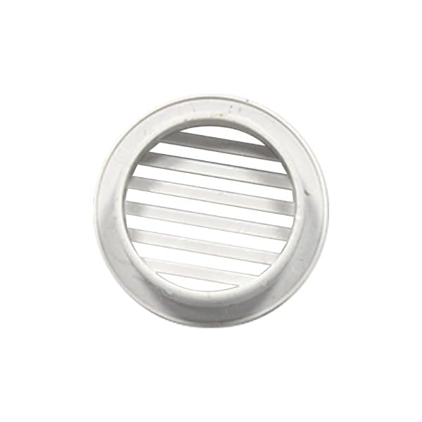 First Plast ? Griglia di ventilazione in PVC ? Griglia di ventilazione rotonda da incasso in plastica, diametro esterno 40 mm, tubo 32 mm - immagine 3