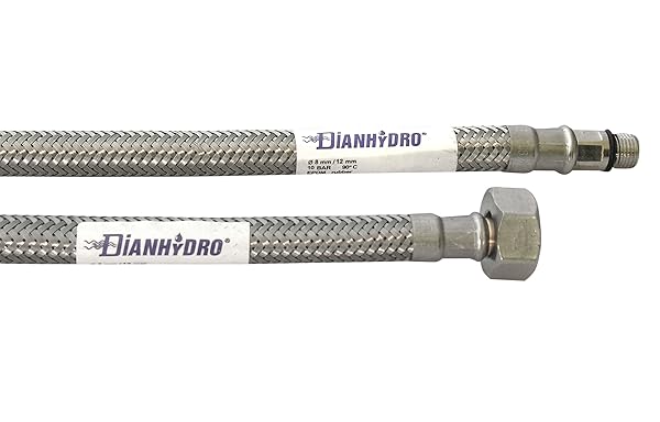 Flessibile Per Rubinetterie Monocomando-3/8 Cm. 100 Diam. 10