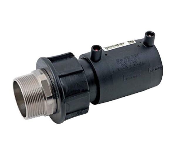 Fusio MANICOTTO DI TRANSIZIONE PE/OTTONE MASCHIO PE 100 Diametro 90 x 3"