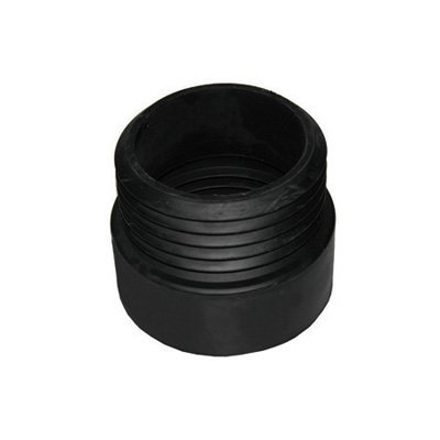 GMP PROLUNGA WC DIRITTA IN GOMMA NERA mm 100 - immagine 3