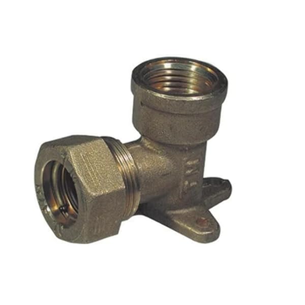 Gomito A 90° Con Flangia A 3 Fori O-Ring Femmina-1/2 X 14