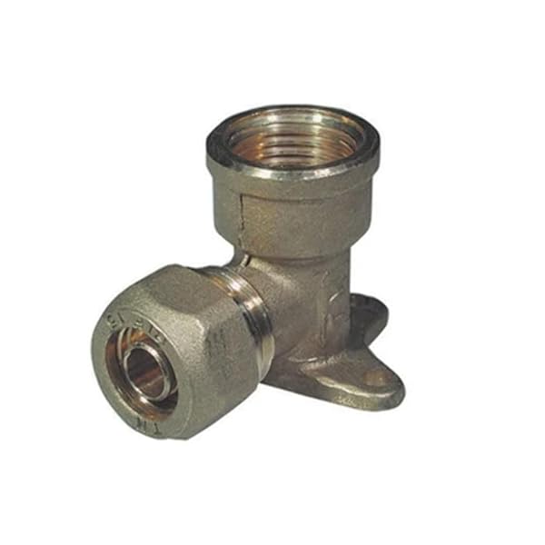 Gomito A 90° Femmina Con Flangia Per Tubo Cobra-Pex-1/2 X 18