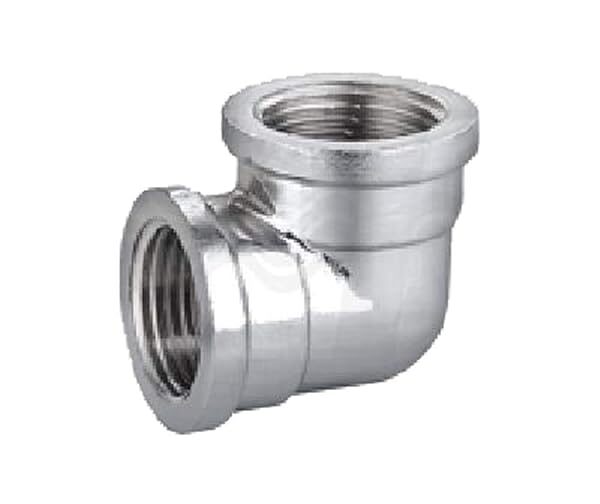 IBP Gomito A 90 Gradi FF in Ottone Cromo 3/4"