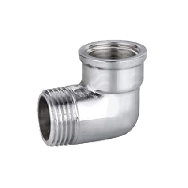 IBP Gomito A 90 Gradi MF in Ottone Cromo 3/4"