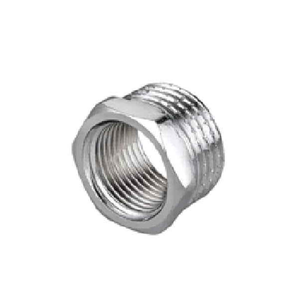 IBP RIDUZIONE Esagonale MF in Ottone Cromo 1/2" x 1/4"