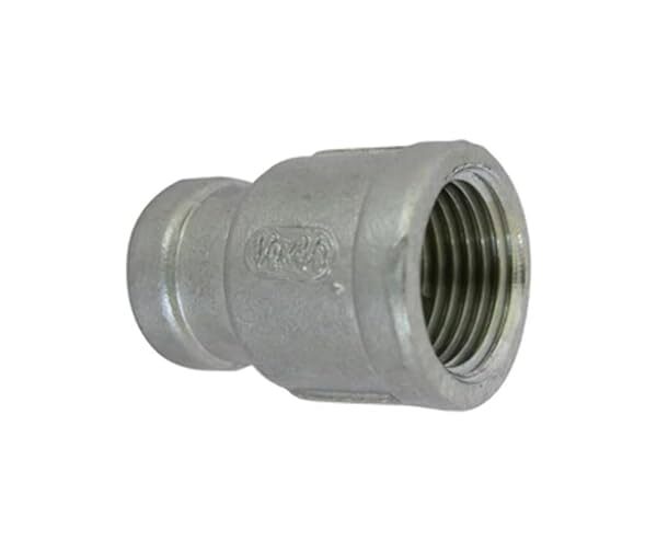 MANICOTTO DI RIDUZIONE Femmina Femmina FF ACCIAIO INOX 1" x 1/2"