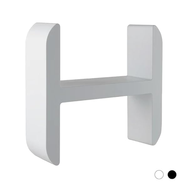 MENSOLA LETTERING ORGANIZER H Accessori Bagno Liquirizia