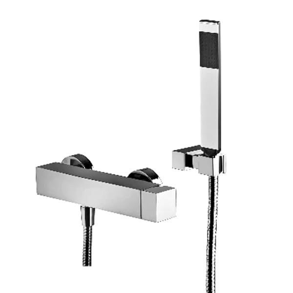MISCELATORE MONOCOMANDO ESTERNO DOCCIA CON ACCESSORI ELLE Cromo
