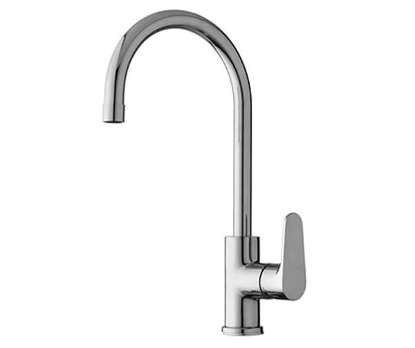 MISCELATORE MONOCOMANDO LAVELLO CANNA ALTA LINEA GREEN PAFFONI Cromo