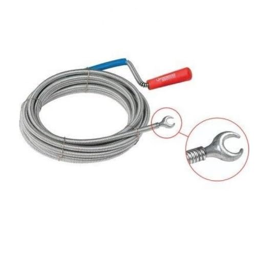 Rothenberger Bobina di pulizia industriale con artiglio, lunghezza 5 m, Ø 9 mm - (Ø x L) 9 mm x 5 m 1500000140 - immagine 2