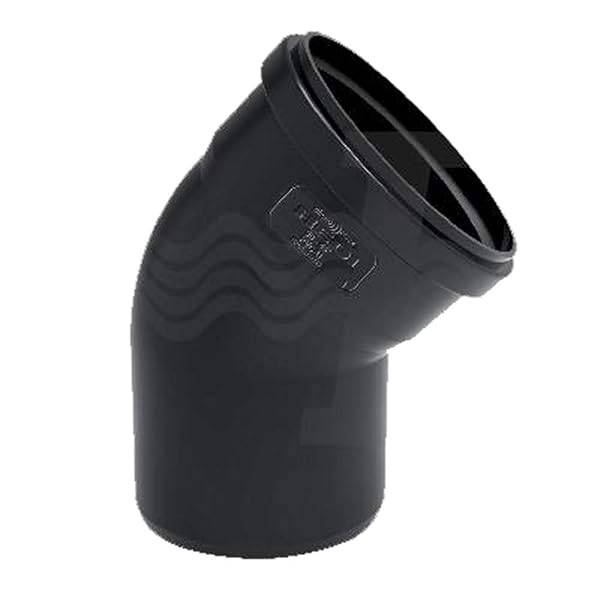 NICOLL Curva Phono Black 15 Gradi MF Diametro 40 mm