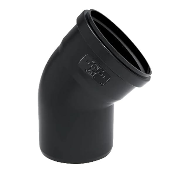 NICOLL Curva Phono Black 45 Gradi MF Diametro 50 mm
