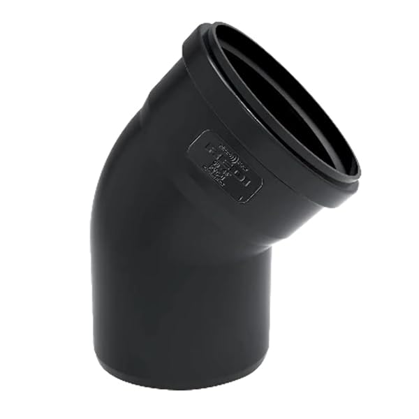 NICOLL Curva Phono Black 87 Gradi MF Diametro 90 mm