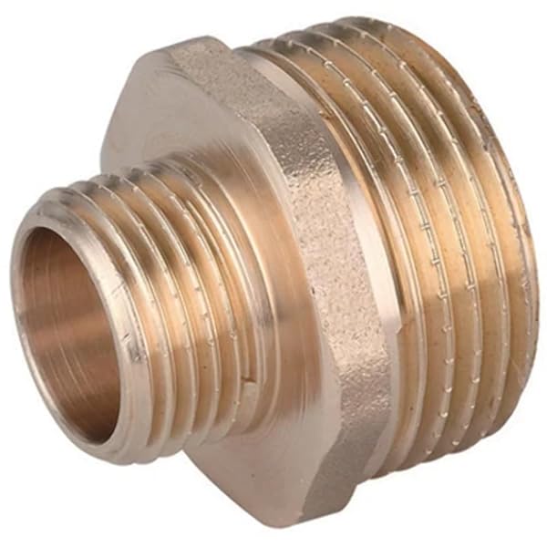 Nipples Diritto Ridotto Mm Ottone Giallo Ibp-2" X 1"1/4