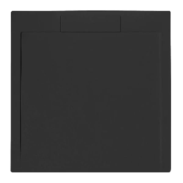 PIATTO DOCCIA EMOTION EUPHORIA EFFETTO PIETRA QUADRATO Nero cm 90 x 90