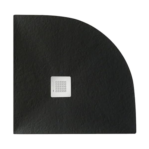 PIATTO DOCCIA EMOTION SERENITY EFFETTO PIETRA ANGOLARE Grigio cm 80 x 80