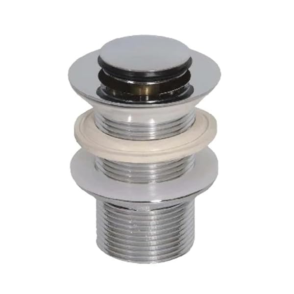 PILETTA OTTONE PER LAVABO CLICK-CLACK SENZA TROPPO PIENO 1"1/4