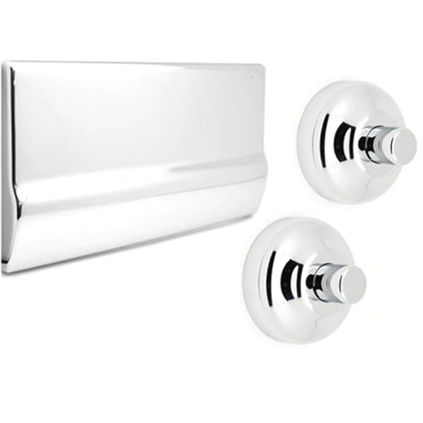 PLACCA 2 ROSONI BOTTONI e PROLUNGA PUCCI CROMATO 80007522