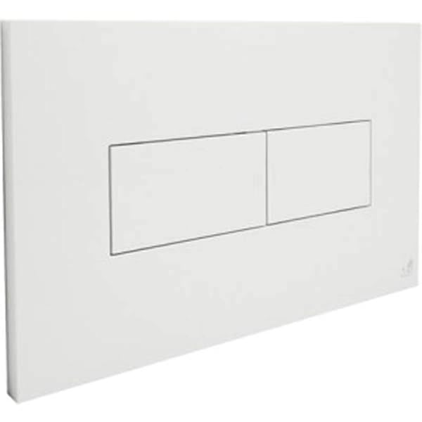 PLACCA PER CASSETTA AD INCASSO IDEA 2 PULSANTI ITS Cromato Lucido