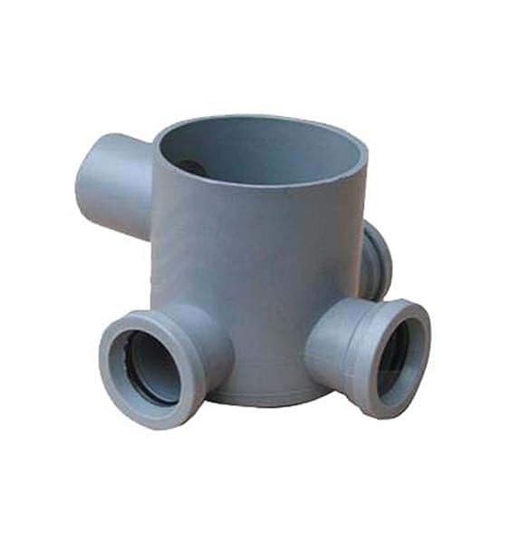 POZZETTO A PAVIMENTO CON BICCHIERE 4 VIE MODELLO BASSO Diametro 40