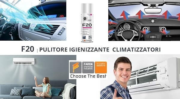 PULITORE IGIENIZZANTE CLIMATIZZATORI F20 400 ml - immagine 7