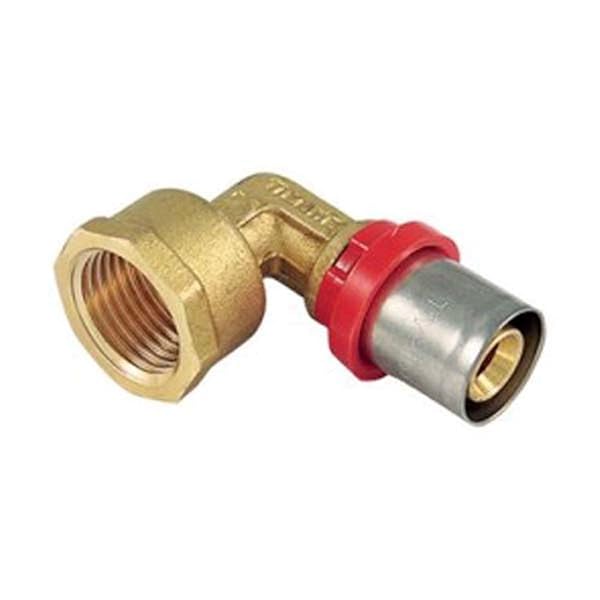 RACCORDO A PRESSARE PRESS CURVO FEMMINA COMPACT 26 x 3-3/4"