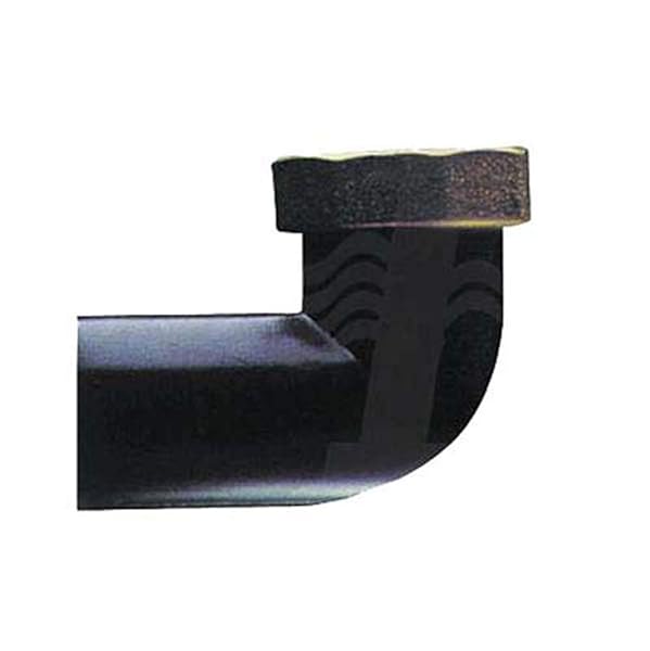 RACCORDO CURVO BASSO CON DADO GIREVOLE IN OTTONE 1" 1/4 x Diametro 40
