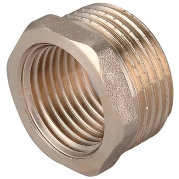 RIDUZIONE Maschio Femmina MF IN OTTONE GIALLO IBP 2" x 1"