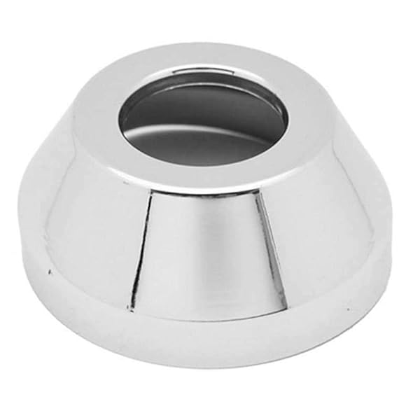 ROSONE CONICO PER TUBO ADDUZIONE WC DM Esterno 78 CROMATO Diametro 40