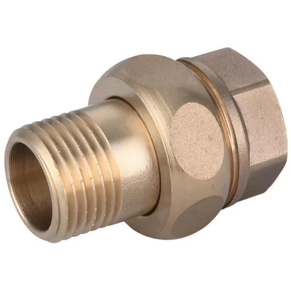 Raccordo Diritto Mf 3 Pezzi Ottone Giallo Ibp-1" 1/4