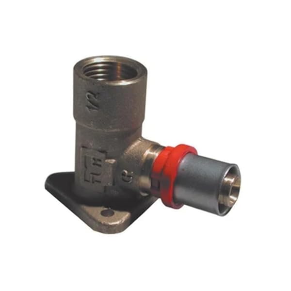 Raccordo Press Curvo Femmina Con Flangia-1/2 X 16-Conf