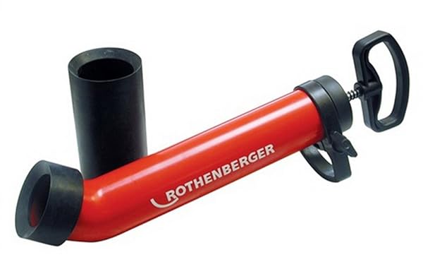 Rothenberger Pulitore ad aspirazione e a pressione, pompa professionale per la pulizia dei tubi, RoPump Super Plus X, con 2 adattatori - immagine 5