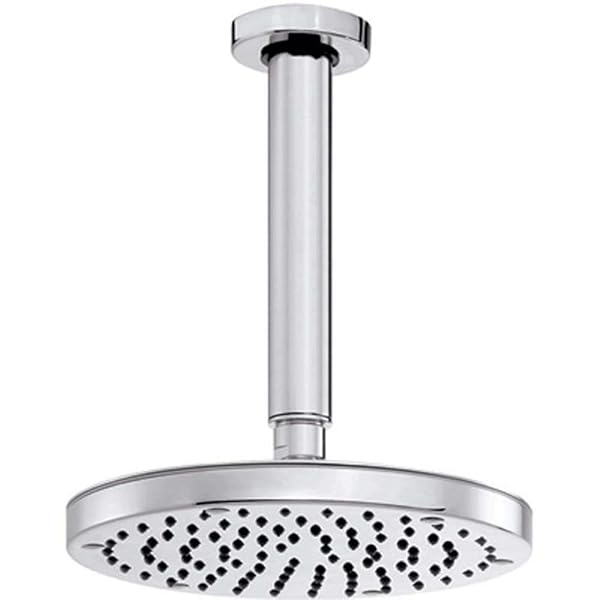 SOFFIONE LUSSO OKI Diametro 200 mm (20 cm) BRACCIO VERTICALE BOSSINI Cromato