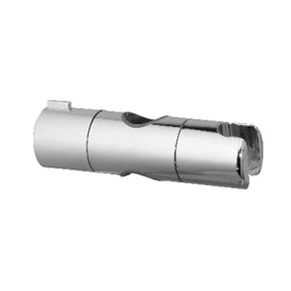SUPPORTO SCORREVOLE IN ABS CROMATO PER ASTA Doccia Diametro 25 mm Cromo