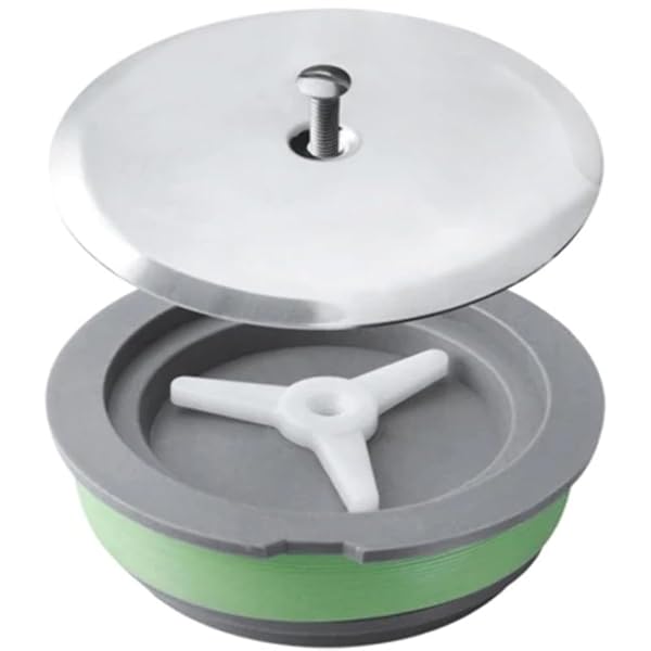 TAPPO AD ESPANSIONE PER SIFONI A PAVIMENTO PIATTELLO 125 mm Diam 100