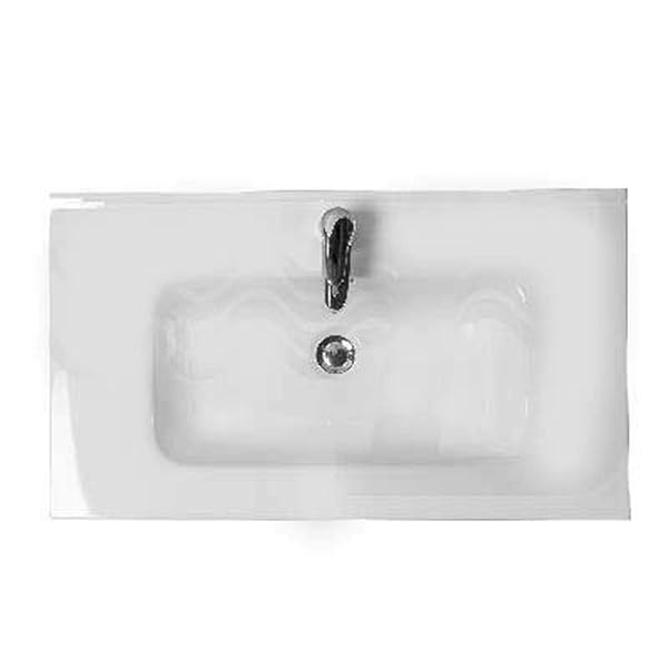 TOP LAVABO IN CERAMICA Modello UNIKA cm 71 x 46