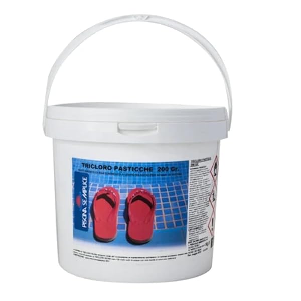 TRICLORO PASTIGLIE DA 200GR PER PISCINE 5 Kg