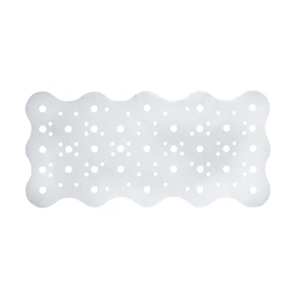 Tappeto Vasca Rettangolare CM 72 X 34 Bianco