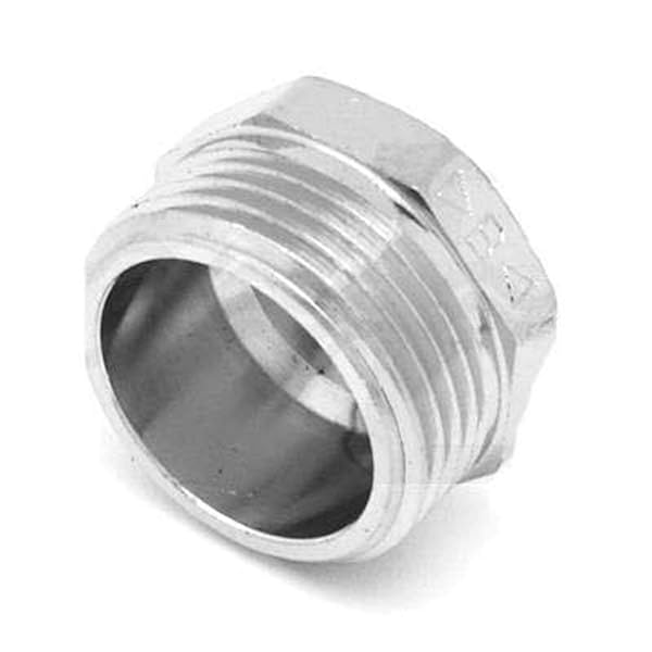 Tappo Maschio In Ottone Cromo Ibp-1/2"