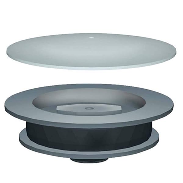 Tappo Per Pozzetto A Pavimento Con Piattello Inox - Diam. 100