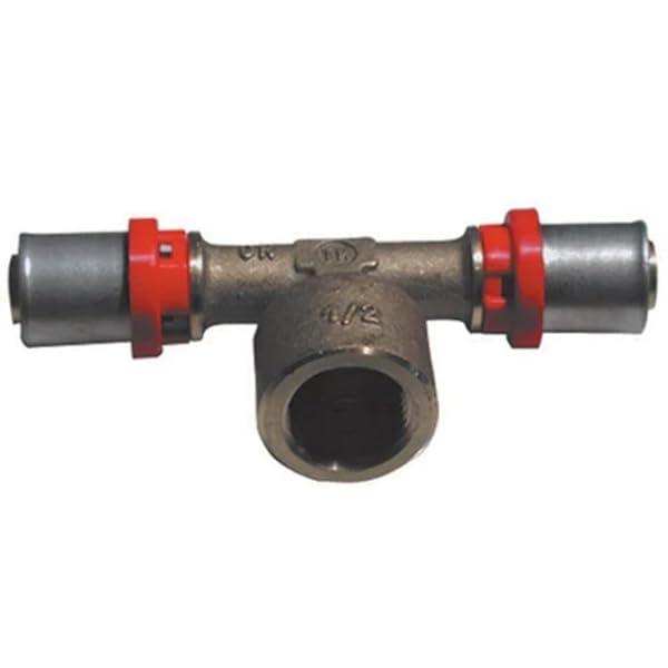 Tiemme RACCORDO A PRESSARE Per Tubo Multistrato A T TEE FEMMINA 1" x 50