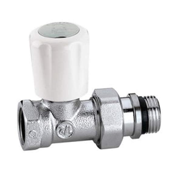 VALVOLA TERMOSTATIZZABILE DIRITTO PER TUBO IN FERRO 3/8"