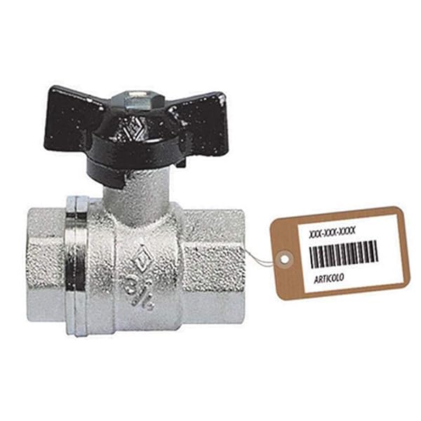 Valvola A Sfera Ff Con Farfalla F-Brico-3/8" Dn 10 Pn 64