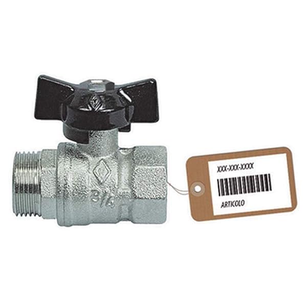 Valvola A Sfera Mf Con Farfalla F-Brico-1/2" Dn 15 Pn 64