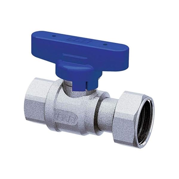 Valvola D'Intercettazione A Sfera F-F Cromata Con Calotta Mobile-1/2"-3/4"